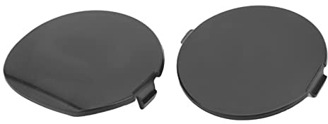 Tapa de Gancho de Remolque para Parachoques Delantero y Trasero BHN1 50 EL1 BB Reemplazo de Tapa de Gancho de Ojo de Remolque Redondo Negro para 3 2014-2019