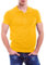 Love My Fashions® Mens Polo Shirts Short Sleeves & Knitted Collar, Regular Fit, Casual Plain Cotton T-Shirt for Men Yellow