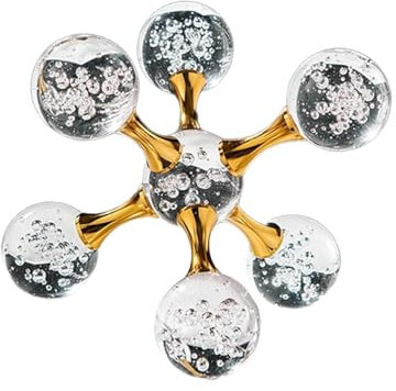 predolo Estatuilla de Esfera de Burbuja, Estatua Moderna, Escultura Decorativa, Adorno de Escritorio para gabinete, L