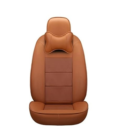 QUTBAG Leder Auto Sitz Abdeckung Schutz Für Für Benz Für Viano Sitzbezüge Autos Kunstleder Sitze Kissen Unterstützt Für W639 Sitzbezüge Autositzbezüge(Braun)