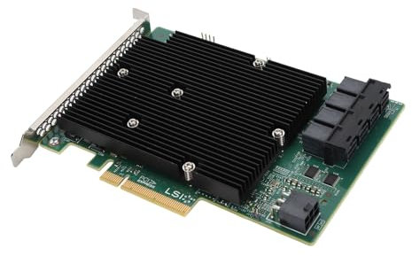 LSI SAS 9300 16I HBA Karte, 12 Gbit/s Datenübertragungsrate, PCIe 8X, 16 SAS Ports, für VMware Freebsd