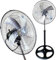 Generico Ventilatore a Piantana 5 Pale in Metallo Basso Consumo 65W Regolabile