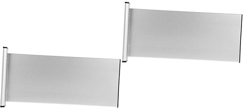 UTHCLO 2pcs DIY Door Nameplate Aluminum Alloy Office Sign Plate Wall Door Sign Blank Name Plate for Home Decor