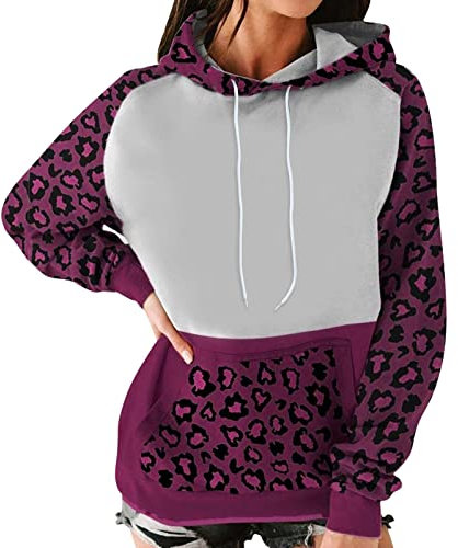 Tshirt Damen Kapuzenpullover Damen Swing Hoodie Christmas Wandern Farbverlauf Dicke Weic Oberteil Weiblich Crewneck Taillierte Langarm Cute Pink