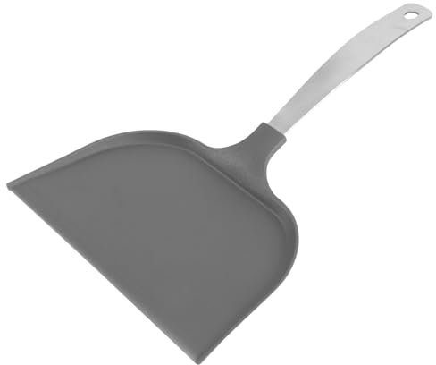 Ciieeo Kuchenschaufel Edelstahl 31 Cm Küchenhelfer Für Pizza Kuchen Und Gebäck Backen Und Grillen Spatel Backen Küchen Griff Schwarz