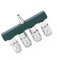 Collecteur D'air Droit à 4 Voies, Coupleur de Tuyau D'air, Séparateur de Collecteur D'air Droit en Laiton galvanisé 1/4 Po NPT, à Utiliser avec des Outils Pneumatiques