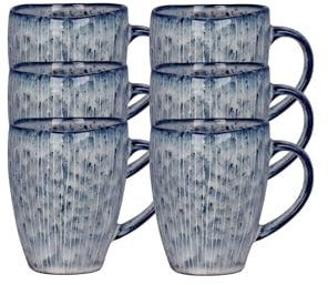 broste Copenhagen Nordic SEA Becher mit Henkel 0,25 l Set6