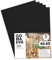 m-office Goma Eva para Manualidades, Goma Espuma de Colores para Proyectos Creativos, Ideales para Artes y Manualidades, uso Escolar, Profesional o Artístico 40x60cm (Negro, 5 uds)