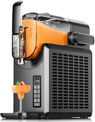 EUHOMY Slush Maschine 2.6L für zuhause, mit 5 voreingestellten Programmen: Slushie, Cocktail, Milchshake, Frappé, Wein, Keine Eiswürfel erforderlich, Selbstreinigung und Kindersicherung