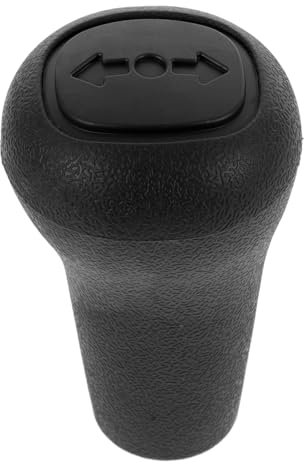 Alipis Testa del carrello elevatore maniglia manopole pomello a forma di foglia zigrinato filettato Filo pomello leva carrello elevatore pomello del carrello elevatore in plastica Nero