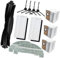 Rynplex Ensemble de 12 accessoires de rechange for aspirateur robot iHome AutoVac Nova, Proscenic et M8 Pro: 1 brosse principale, 3 sacs à poussière, 4 brosses latérales, 2 filtres et 2 serpillères. K