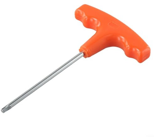ZWEquipint T27 für Torx-Schraubendreher, T-Griff, Stahlkonstruktion, 15 cm Länge, Werkstatt-Handwerkzeug für mechanische Reparatur und Wartung
