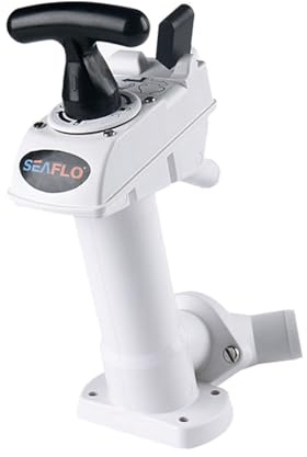 LIGHTEU®, SEAFLO - Kit di conversione elettrico a manuale per WC marittimo, kit pompa manuale con sistema Twist-Lock, unità di ricambio per barca e yacht WC, SFMTP-03