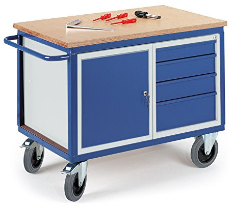 Rollcart Werkstattwagen mit Stahl- Schubladenschrank, 07-4307