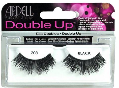 Ardell Double Up #203 False Eyelashes, Black