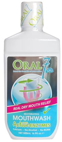 ORAL SEVEN feuchtigkeitsspendendes Mundwasser 500 ml