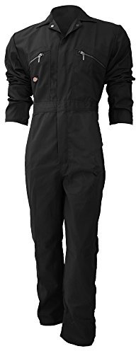 Dickies Redhawk Men's Work Suit with Zip - Black -