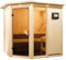 Fiona 1 - Karibu Sauna inkl. 9-kW-Ofen - mit Dachkranz -