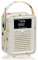 VQ Retro Mini DAB Radio with Bluetooth, Radio Alarm Clock with FM supportability. Mains and Battery Powered Portable DAB/DAB+ Digital Radio