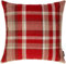 McAlister Textiles Heritage | Sofakissen mit Füllung in Rot | 50 x 50 cm | gewobenes Tartan-Muster kariert | Deko gefülltes Kissen Sofa, Bett, Couch pflegeleichtes Wolle-Gefühl