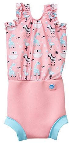 Splash About Happy Nappy Maillot de Bain Une pièce, Nina's Ark, 6-14 Mois