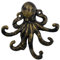 Herngee Med-Style Octopus Schlüssel Haken Antik Bronze Gusseisen dekorative Wandhaken
