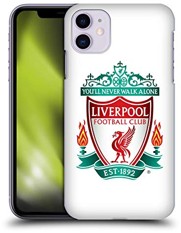Head Case Designs Offizielle Liverpool Football Club Weiss 1 Crest 1 Harte Rueckseiten Handyhülle Hülle Huelle kompatibel mit Apple iPhone 11