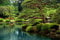 BONZAI GARTEN Fototapete VLIES-250x186 cm (457A)-Natur Wald Bäume Landschaft Pflanzen Blumen Wandtapete-Inkl. Kleister-Vliestapete Bild Dekoration Wand-Dekor Moderne Motiv-Tapete Panorama Poster XXL