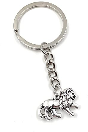 Onwomania - Löwe Raubtier Wüste - Schlüsselanhänger Metall Glücksbringer ideal als Geschenk z.B. für den besten Freund, die beste Freundin, Mama - Für Männer, Frauen & Kinder