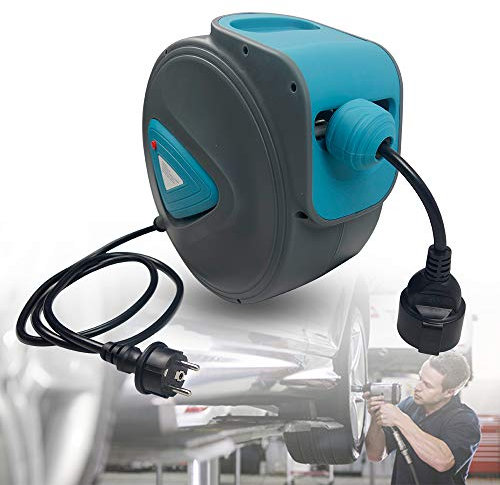 ACXIN Enrouleur de câble automatique, de 20 m, avec câble, support mural rotatif à 180 °, enrouleur de câble de qualité supérieure et durable