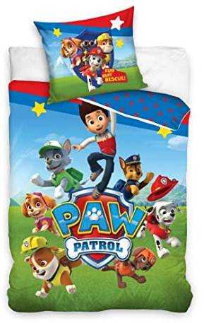 PAW PATROL aus Mikrofaser, 140 x 200 cm, Paw Patrol NI-231PW-DVM Farbig