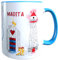 Tasse für Ostsee- und Nordseeliebhaber Küstenkind maritimes personalisiertes Geschenk Anker Geburtstag Freunde Kollegen (Therapie-Tasse mit Namen)
