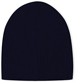 Style & Republic Herren 100% Kaschmir Beanie für Herren, Strick-Mütze aus Cashmere, fein gerippt, Premium Beanie für stilvolle Herbst- & Winter-Momente, One-Size/Einheitsgröße
