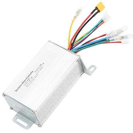 Controller Motore Brushless, Controller per Scooter Elettrico con Eccellente Dissipazione del Calore, Cavi e Connettori Colorati Controller Ebike 36V 16A con Guscio in Lega di Alluminio, per Controlle