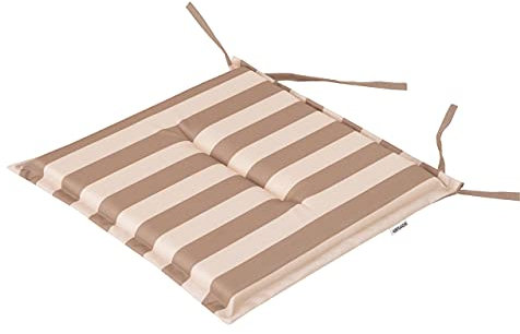 Bjird 2er Set Stuhlauflagen für Gartenmöbel Sitzpolster für Gartenstühle, Gartenmöbelauflagen, Sitzkissen, Stuhlkissen, Gartenstuhl-Auflage - 45x45x4 cm, Polsterauflagen Outdoor/Indoor geeignet