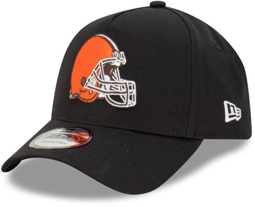 New Era Cleveland Browns NFL Evergreen Schwarz Verstellbare 9Forty A-Frame Cap - One-Size