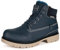 Stivali Uomo Scarpe da Inverno Caldi Stivali da Neve Impermeabili,Blu Scuro,46EU