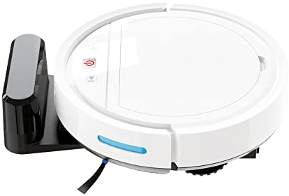 Robot mop Robot Vacuum Cleaner Auto Recharge App Remote Control Cleaner Dust Hair Collector Carpet Cleaning Sweeper Robot Aspirador (Color : White, Size : EU)