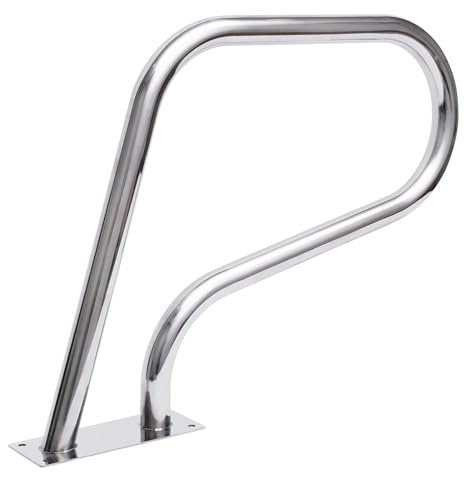 Barra de sujeción para piscina de acero inoxidable, pasamanos para piscina, barandilla de seguridad, escalera de piscina, escalera de piscina, protección contra golpes, escalera de piscina, con
