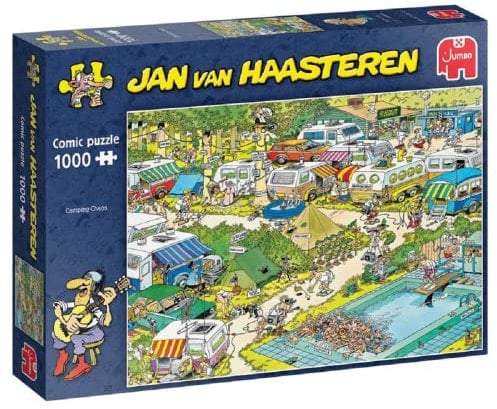Jumbo Spiele 82034 Jan Van Haasteren Camping Chaos 1000 Teile Puzzle
