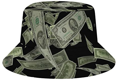 Fischerhut, modische Sonnenkappe, verstaubar, Outdoor, Fischerhut für Damen und Herren, Schwarz, Schwarz , One size