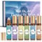 SALKING Aufrollen Ätherische Öle Set, Aromatherapie Roll On Duftöl GeschenkSet, Duftöle für Diffuser Luftbefeuchter,6x10 ml Entspannen, Gute Nacht, Ausgeglichenheit, Atmen, Fokus, Energie