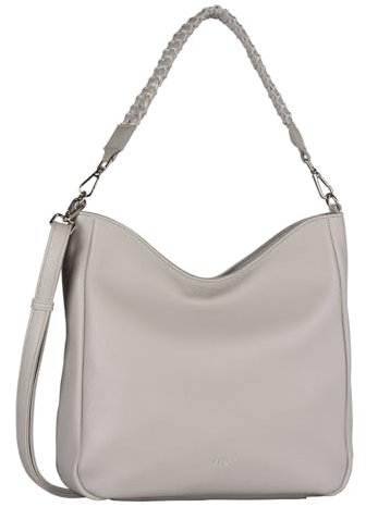 Gabor bags Vivien Damen Hobo Bag Schultertasche Mittelgroß Grau