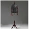 asdchZen Schaufensterpuppe Mannequin Körper Torso Männlich, Verstellbar Brautkleid Kleidung Schneiderpuppe Display Büste Maniquins Mit Holzstativ Basis Für Fenstertheke,Red,B