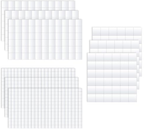 682 Stück 3D Klebepunkte Doppelseitig,Selbstklebende Klebepunkte,Klebekissen zum Basteln,Selbstklebend Posterstrips,Ablösbare Klebepads,Schaumstoff Klebepads,Klebend Quadrate,für Ballon Festival Deko