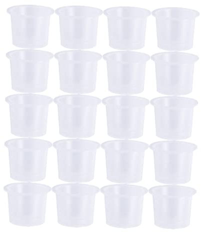 minkissy 1000 Piezas Taza De Color Vasos Desechables Para Pigmentos De Tatuaje Unidades De Vasos Para Salón De Belleza y Uso Casa y Maquillaje