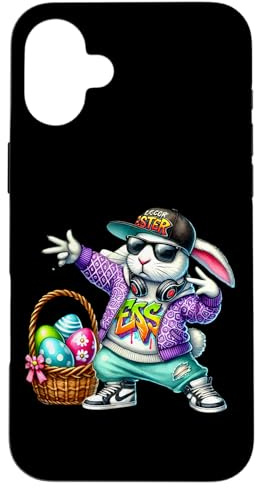 Easter Eggster Bunny Swag Coole Osterstimmung Hülle für iPhone 16 Plus