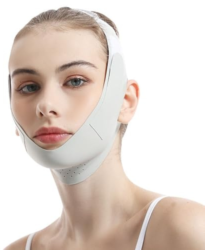 Wiederverwendbarer Gesichtsriemen V-Linien Lifting Double Jaw Reducer Jaw Up Patches Face Lifts Tape V-Form Gesichtsgürtel Doppelkinnreduzierer