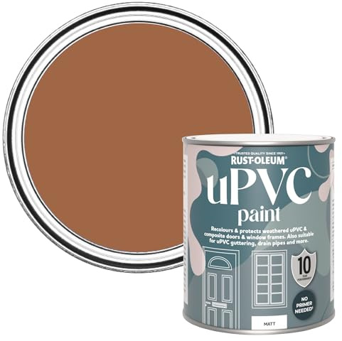 Rust-Oleum uPVC Door and Window Paint in Matt Finish - Cinnamon 750ml