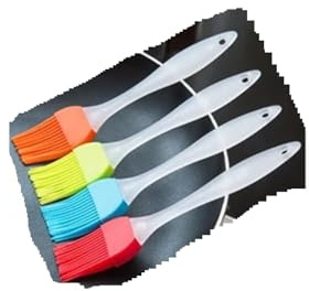 ATEUXOL Grillmatten Gitter BBQ Grill Mesh Matte Antihaft Grillen Korb Fleisch Gemüse Steak Picknick Party Barbecue Werkzeug Hitzebeständige Grill Blatt Liner(BBQ Brush)
